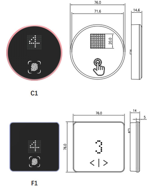 Elevator Touch Screen Landing Operation Panel Contact Screen Elevator Lift Part Lop Panel